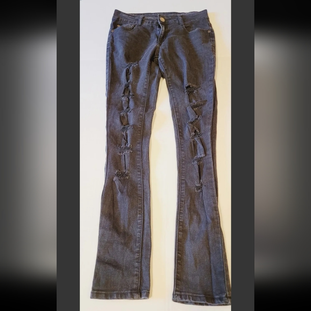 Women's Black Jeans U.W.J Brand Size 7/8